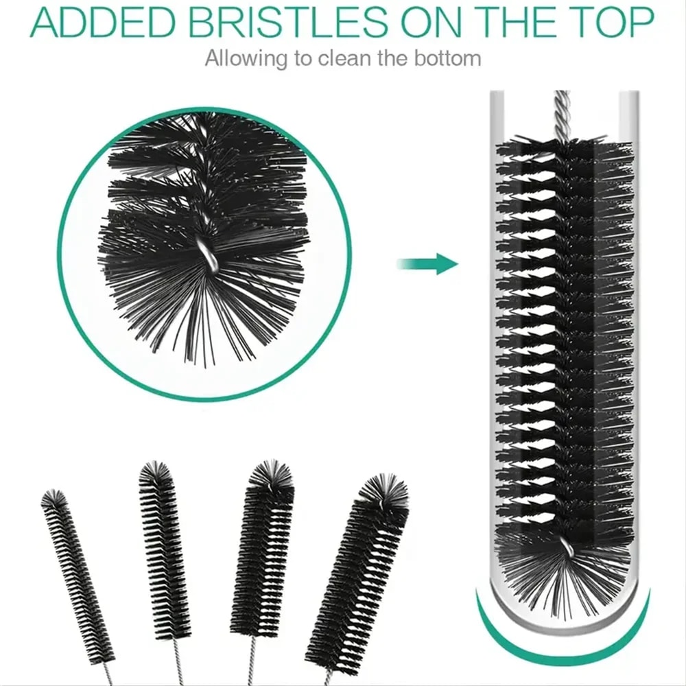 Reusable Bottle Cleaning Brushes, Piece Set Eco-Friendly Straw Cleaning Brushes for Bottles