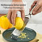 Stainless Steel Tube Handle Cheese Grater – Lemon Grater & Shredder Kitchen Gadget