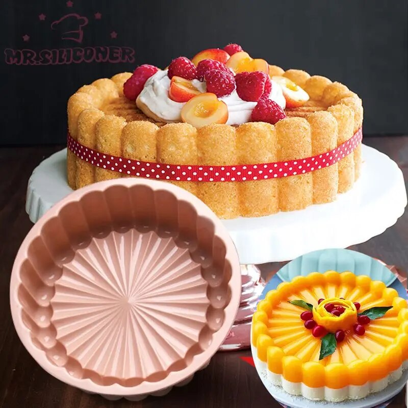 Silicone Sunflower Silhouette Cake Mold MultiPurpose HighTemperature Resistant DIY Baking Tool 3