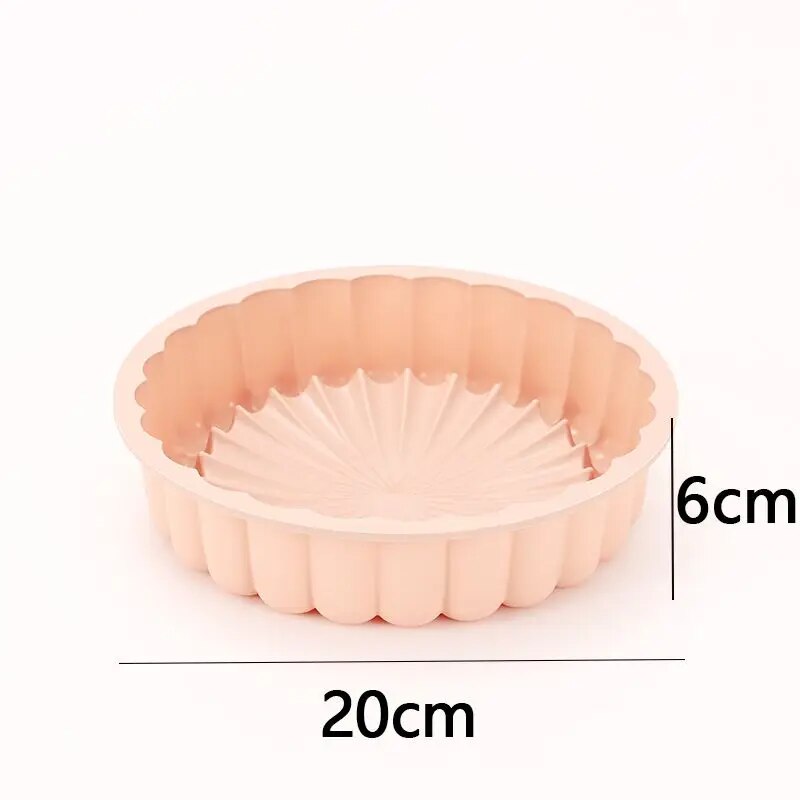 Silicone Sunflower Silhouette Cake Mold MultiPurpose HighTemperature Resistant DIY Baking Tool 5