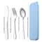 Stainless Steel Cutlery Set Knife Fork Spoon Mirror Polished Portable Comfortable Design For Ev