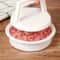 Plastic Burger Press Meat Press for Perfect Patties – Multi-Purpose Hamburger & Meatloaf Mould