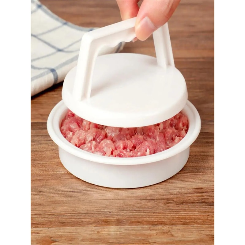 Plastic Burger Press Meat Press for Perfect Patties – Multi-Purpose Hamburger & Meatloaf Mould