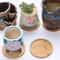 Multi Bamboo Tray Decorative Coaster Plate for Kitchen | Flower Pot & Coffee Cup Mat