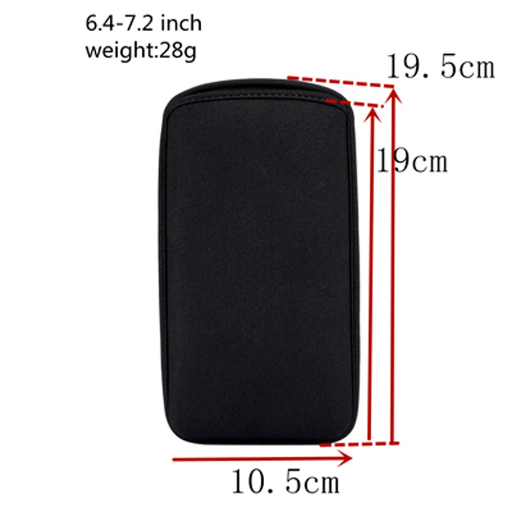 Universal Neoprene Protective Case for iPhone & Samsung, Shockproof Phone Bag