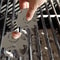 Portable BBQ Grill Cleaner Scraper – Heavy-Duty Metal BBQ Grate Scrubber Tool for Barbecue Cleaning