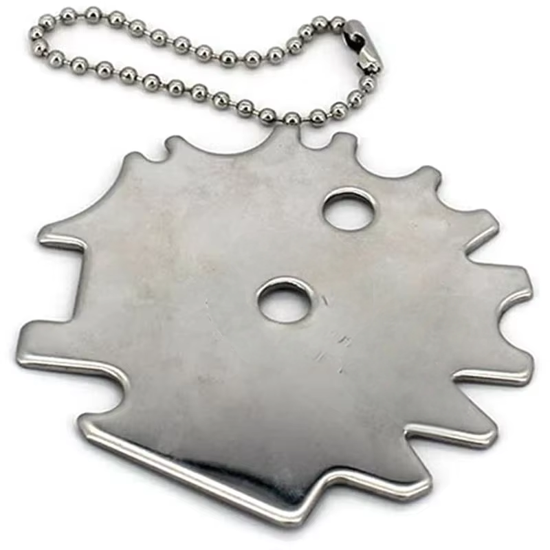 Portable BBQ Grill Cleaner Scraper – Heavy-Duty Metal BBQ Grate Scrubber Tool for Barbecue Cleaning