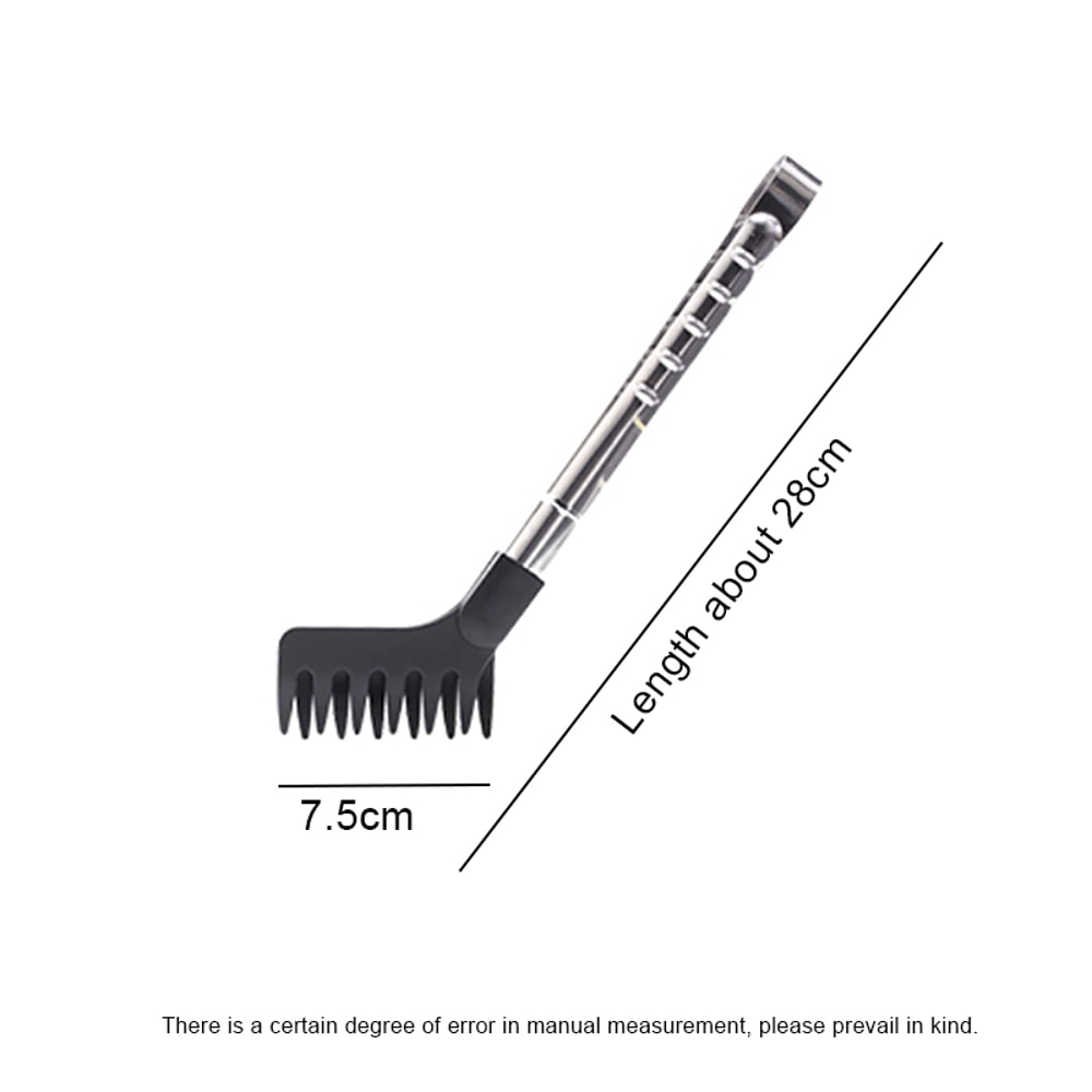 Stainless Steel Food Tongs - Heat-Resistant & Non-Slip Handle for Easy Storage & Multi-Function Use