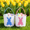 Baby Easter Bunny Basket Bag – Cute Canvas Toy Handbag for Kids, Festival & Party Tote Decoration