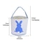 Baby Easter Bunny Basket Bag – Cute Canvas Toy Handbag for Kids, Festival & Party Tote Decoration