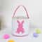 Baby Easter Bunny Basket Bag – Cute Canvas Toy Handbag for Kids, Festival & Party Tote Decoration
