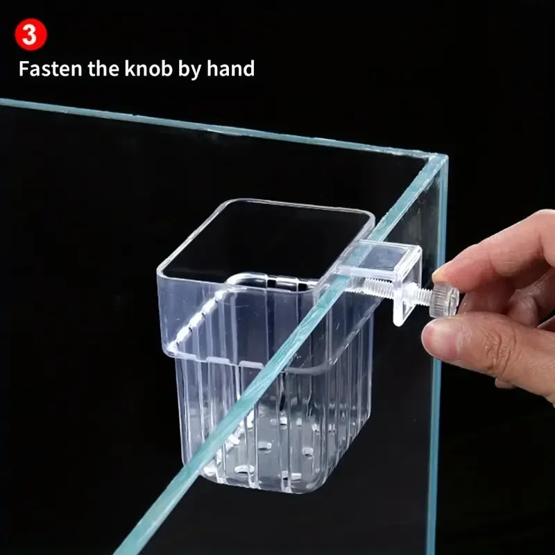 Hydroponic Planting Cup Wall Mounted Transparent Fish Tank Decoration