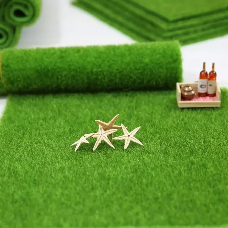Artificial Grass Simulation Lawn - Faux Turf for Landscape, Small Court & Plant Decor