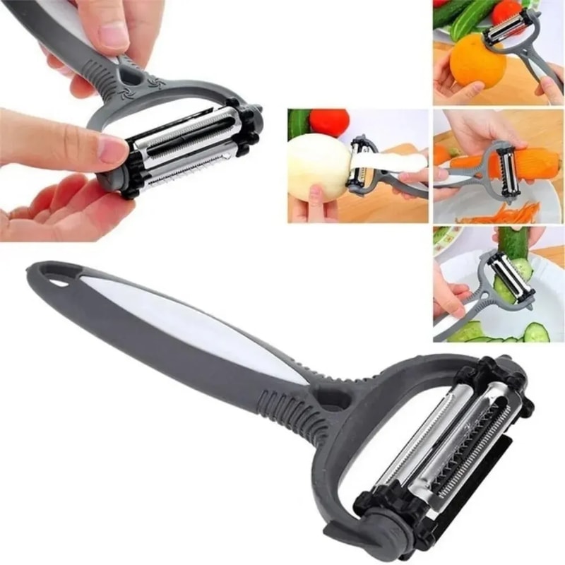 Multifunctional Rotary Peeler And Slicer For Fruits And Vegetables Carrot Potato And More 3