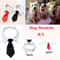 Black Red Tuxedo Bow Tie For Pets Elegant Necktie Collar For Dogs Cats Perfect For Weddings Holi 1