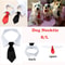 Black Red Tuxedo Bow Tie For Pets Elegant Necktie Collar For Dogs Cats Perfect For Weddings Holi 1