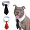 Black Red Tuxedo Bow Tie For Pets Elegant Necktie Collar For Dogs Cats Perfect For Weddings Holi 3