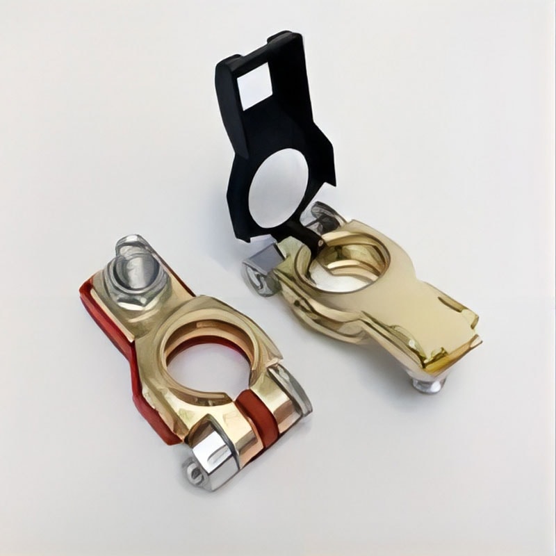 High-Quality PCS Auto Battery Terminal Clamp Set - Durable Cable Terminal Connectors for Top Post Batteries