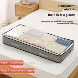thickened under-bed storage box for clothes, quilts & more large, durable, transparent acrylic