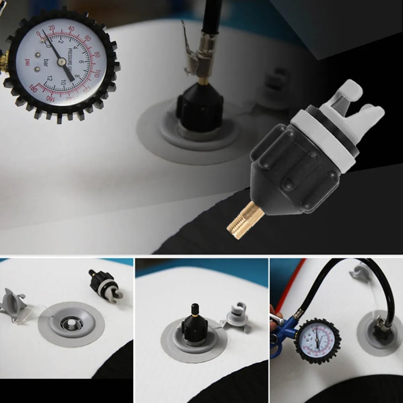 Pump Adapter For Inflatable Boat Paddle Board Air Valve Compatible With Canoe Kayak And Inflatabl 2