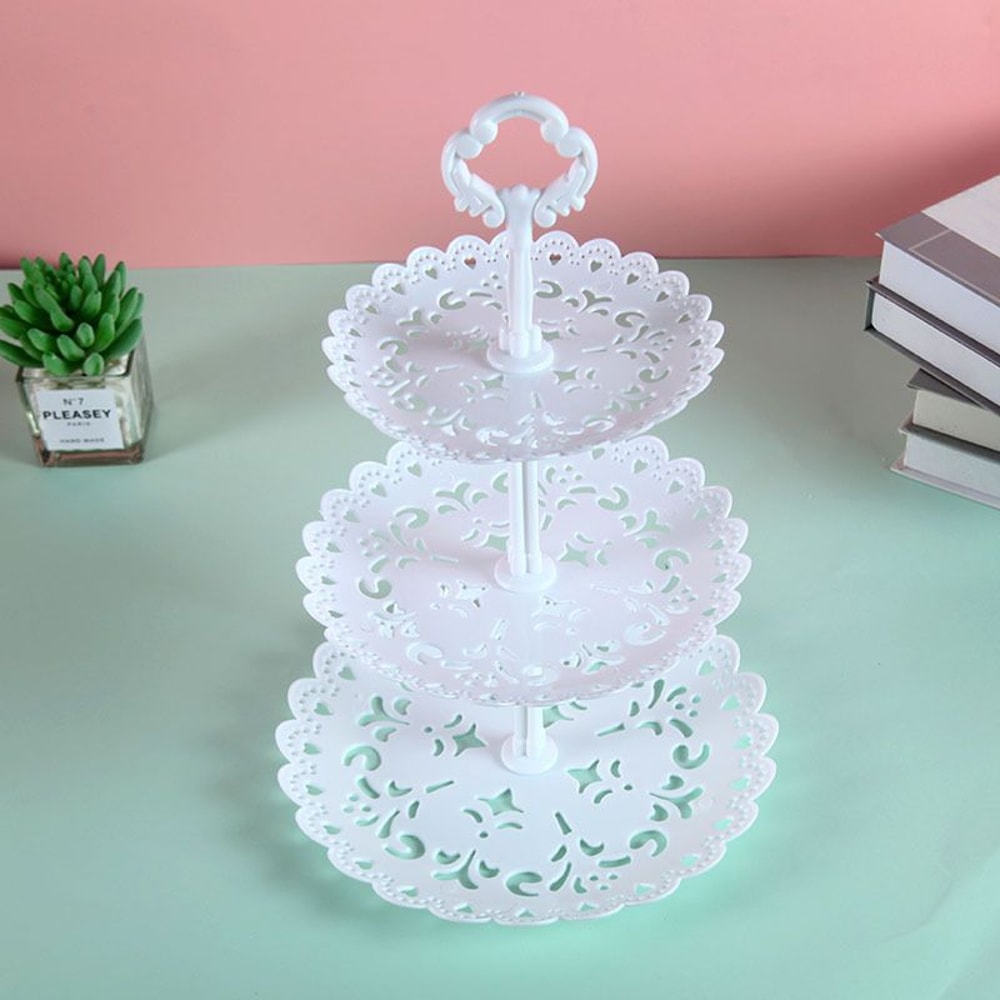 Elegant Tier Acrylic Fruit Plate - Light Luxury Candy & Dessert Tray for Table Decoration