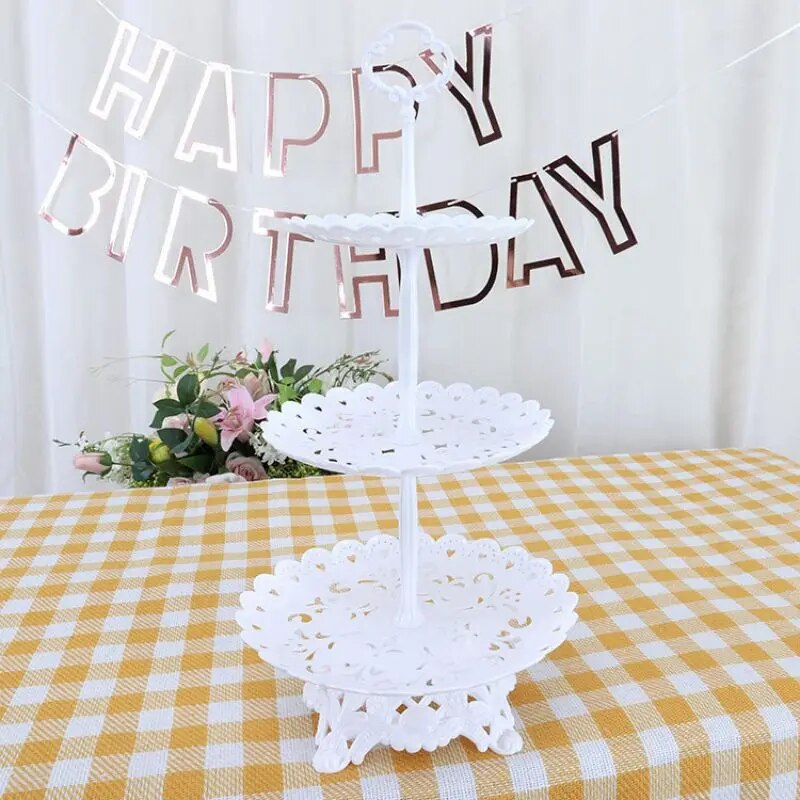 Elegant Tier Acrylic Fruit Plate - Light Luxury Candy & Dessert Tray for Table Decoration