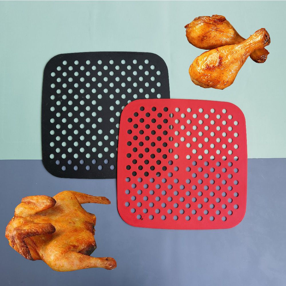 Silicone Air Fryer Mat Oil Filtering Heat Insulation Liner 3