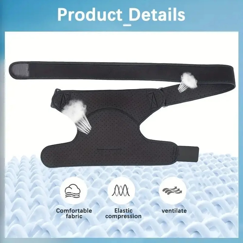 Adjustable Shoulder Brace with Pressure Pad - Protect & Relieve Pain for Men and Women