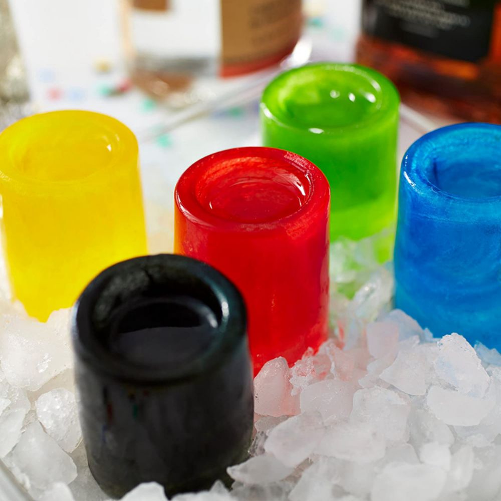 Cup Silicone Ice Cube Mold Tray – Shot Glass Shaped for Whiskey, Beer, and Cocktails