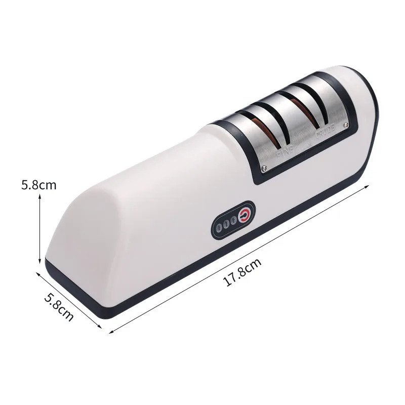 Electric Knife Sharpener Multifunctional 4Gear Automatic Kitchen Accessory 5