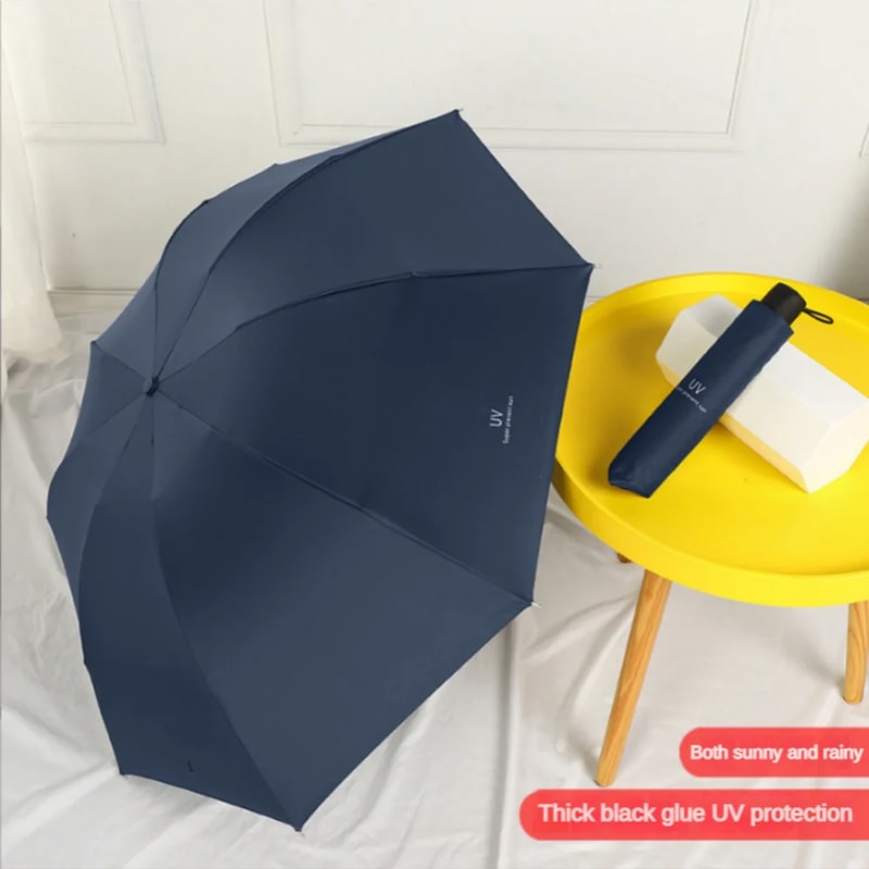 Travel Portable Mini UV Protection Umbrella, Compact & Windproof