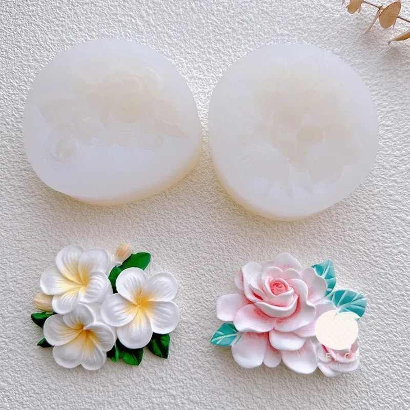 Carnation Flower Silicone Cake Mold Fondant Mold for Cupcakes, Jelly, Candy, and Chocolate Cake Decoration