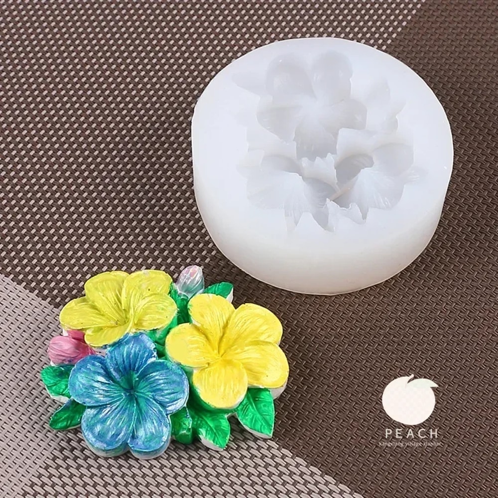 Carnation Flower Silicone Cake Mold Fondant Mold for Cupcakes, Jelly, Candy, and Chocolate Cake Decoration