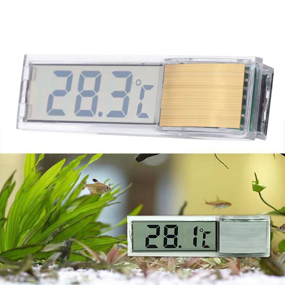 Digital LED Aquarium Thermometer for Fish Tanks – Accurate Temperature Display for Fish, Turtles, and Aquatic Pets