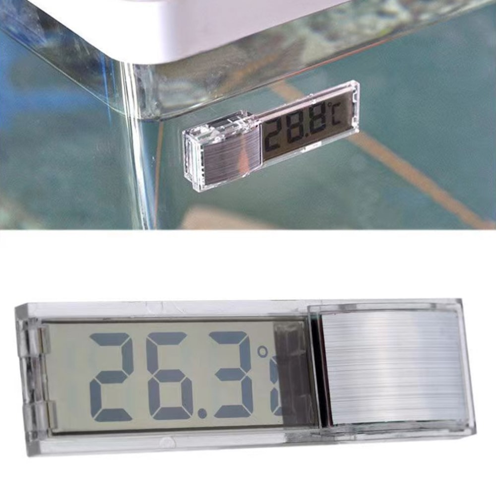 Digital LED Aquarium Thermometer for Fish Tanks – Accurate Temperature Display for Fish, Turtles, and Aquatic Pets