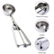 Stainless Steel Ice Cream Scoop with Spring Handle – Perfect for Ice Cream, Potatoes, Watermelon Balls, and More