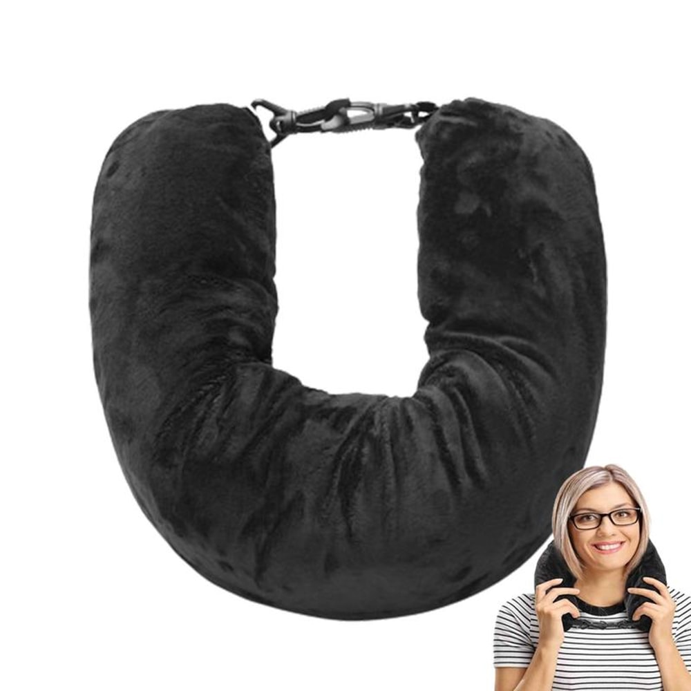 Fillable Travel Pillowcase Organizer Bag – Carryable Travel Neck Pillow & Airplane Cushion Self-Filling Travel Bag