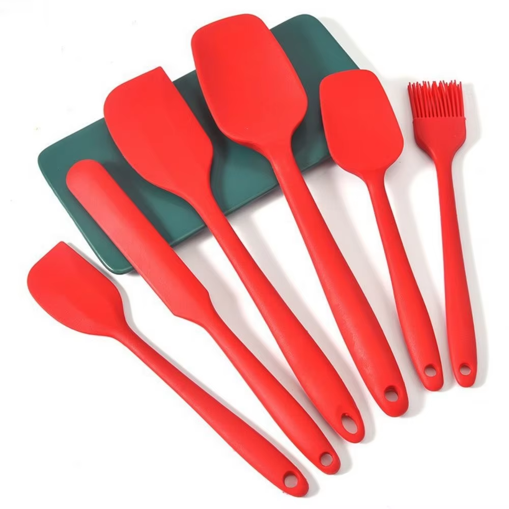 Silicone Kitchen Spatula Set – Non-Stick Bakehouse Tools for Cooking, BBQ, and Baking