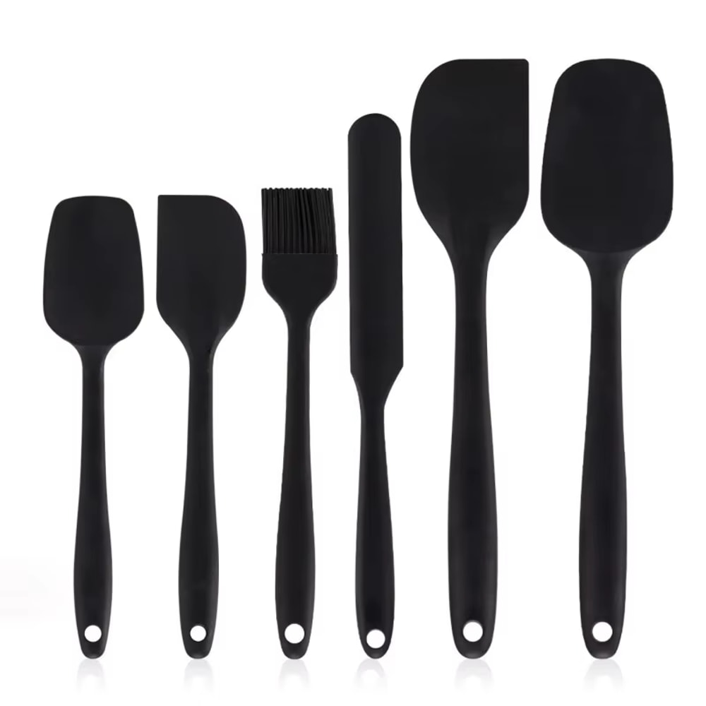 Silicone Kitchen Spatula Set – Non-Stick Bakehouse Tools for Cooking, BBQ, and Baking