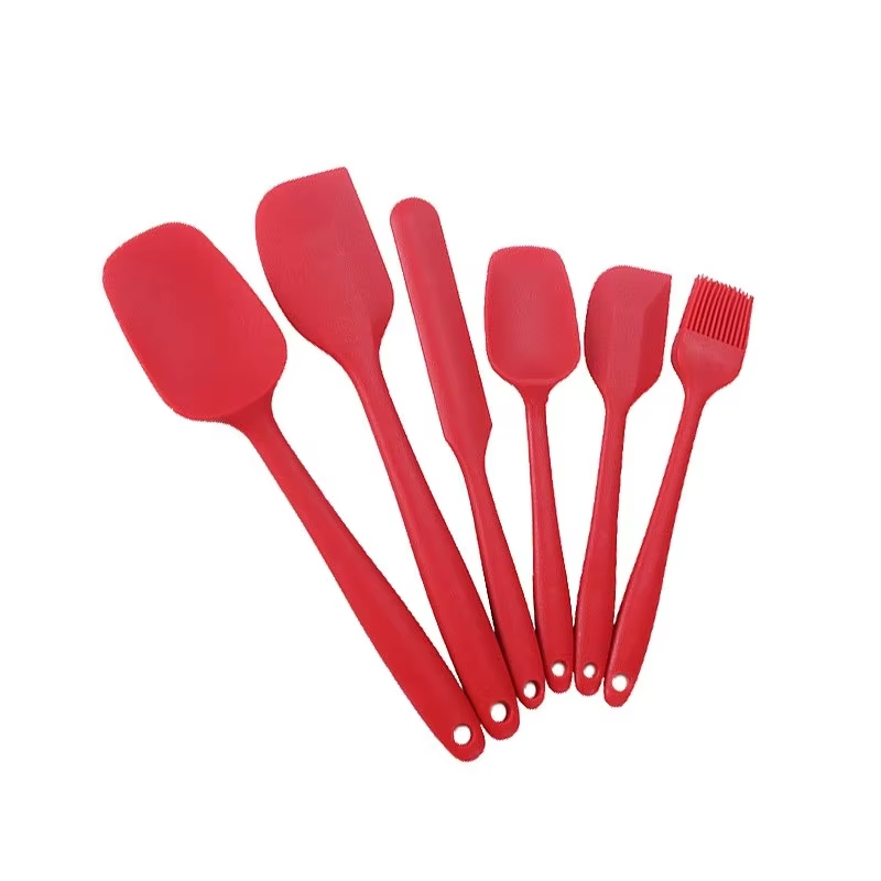 Silicone Kitchen Spatula Set – Non-Stick Bakehouse Tools for Cooking, BBQ, and Baking