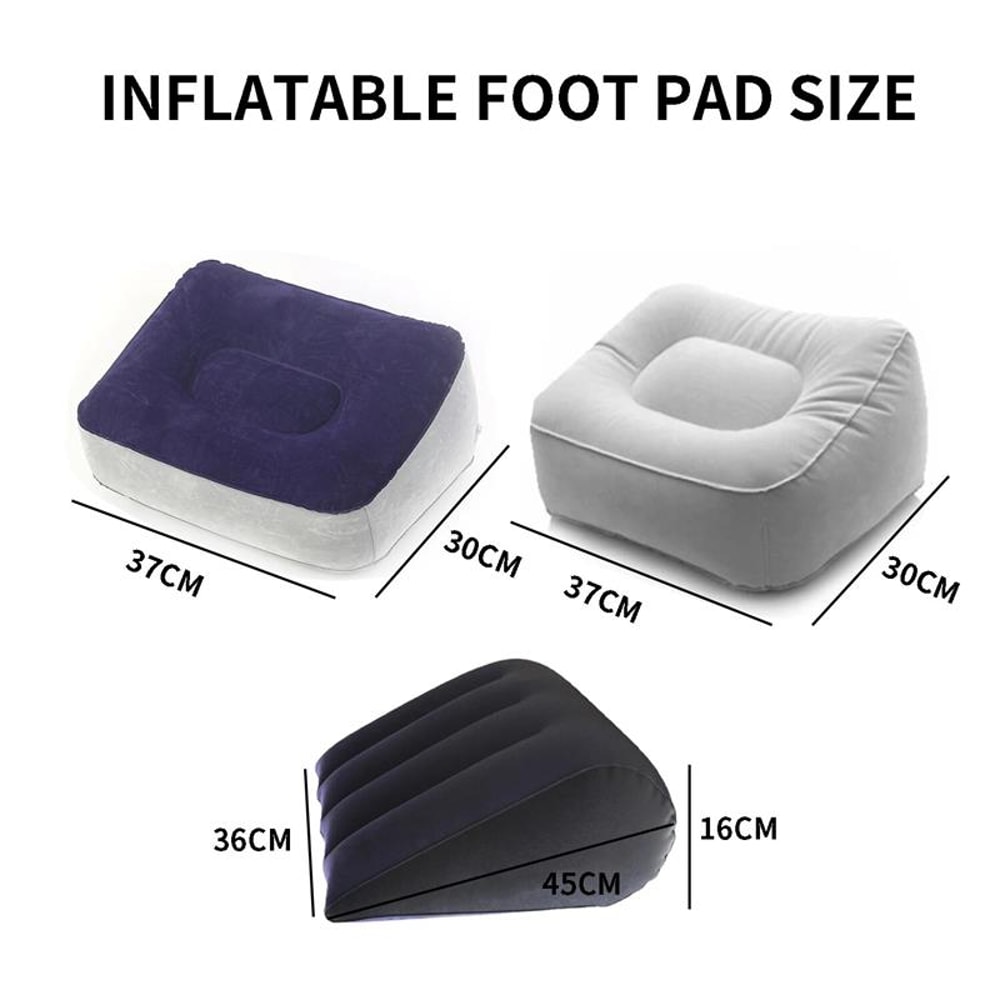 Inflatable Support Pillow for Body Positions & Footrest – Travel Love Cushion