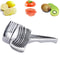 Stainless Steel Handheld Kitchen Slicer – Multifunctional Fruit & Vegetable Cutter for Easy Orange & Lemon Slicing