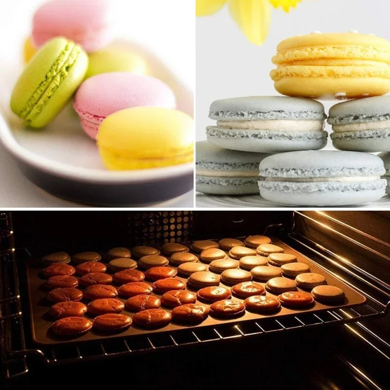 Non-Stick Silicone Macaron Baking Mat - Food Grade, Safe, and Reusable