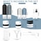 Silicone Travel Bottles Set, Leak-Proof Refillable Toiletry Containers for Shampoo, Shower, and Cosmetics