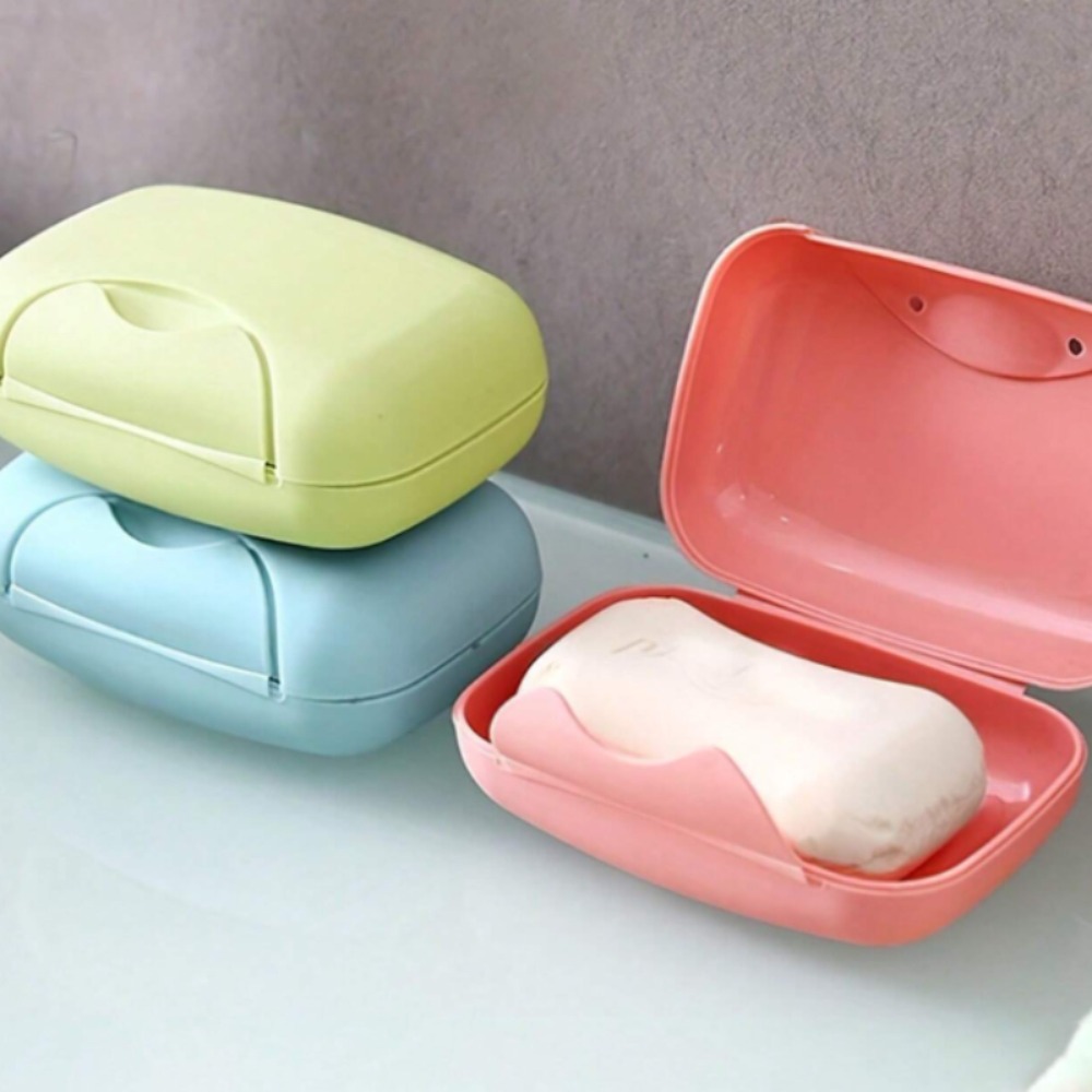 Portable Waterproof Soap Box For Travel Outdoor Bathroom Use Large Sealed Soap Case 0
