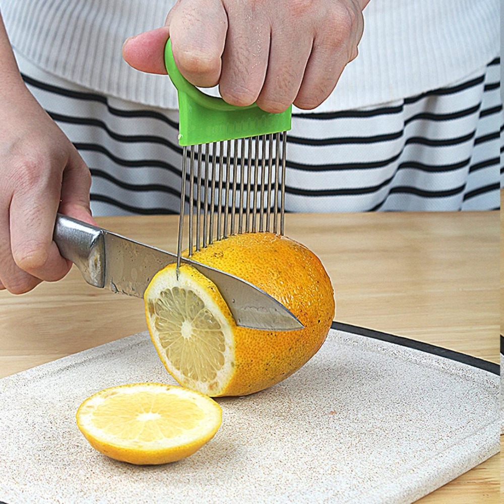 Vegetable Slicer Onion Cutter Easy Tomato Onion Slicing Guide 2