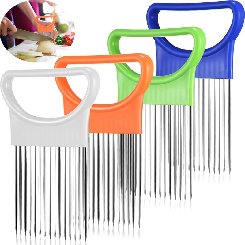 Vegetable Slicer Onion Cutter Easy Tomato Onion Slicing Guide 4