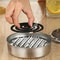 Fireproof Mosquito Coil Box with Round Lid, Serrated Outdoor Coil Holder, Iron Aromatherapy Tray for Summer Nights