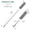 Telescopic Stainless Steel Feather Duster With Microfiber Cleaning Brush 4