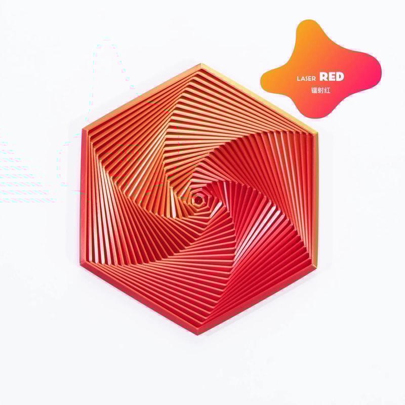 Printed Fractal Hexagon Toy Mesmerizing Spiral Design PocketSized Stress Reliever Exquisite Decor 4